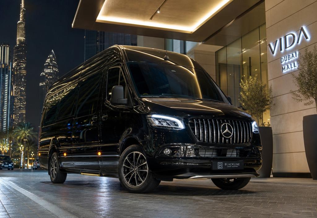 Mercedes Sprinter chauffeur car Dubai