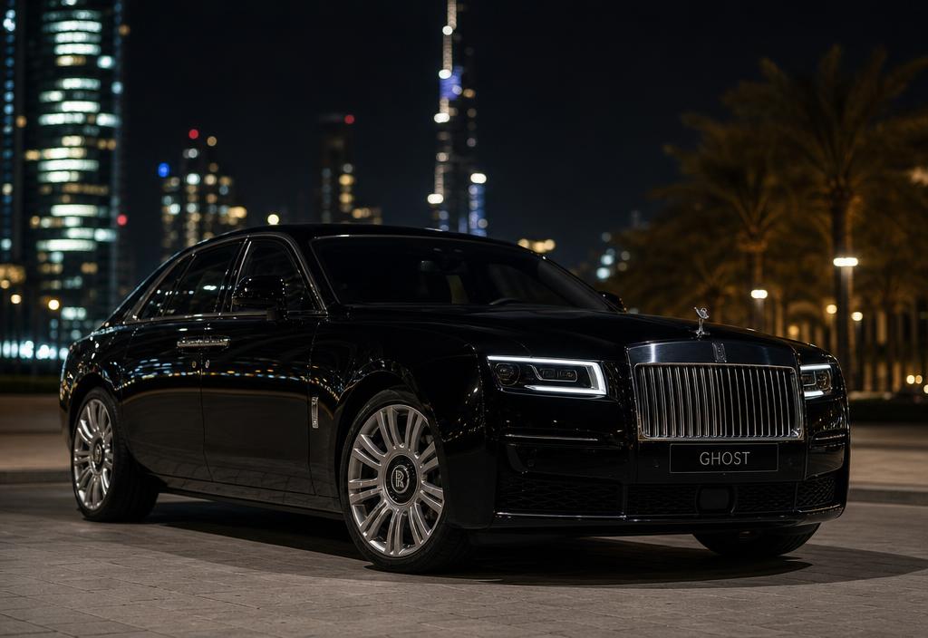Rolls-Royce Ghost chauffeur car Dubai